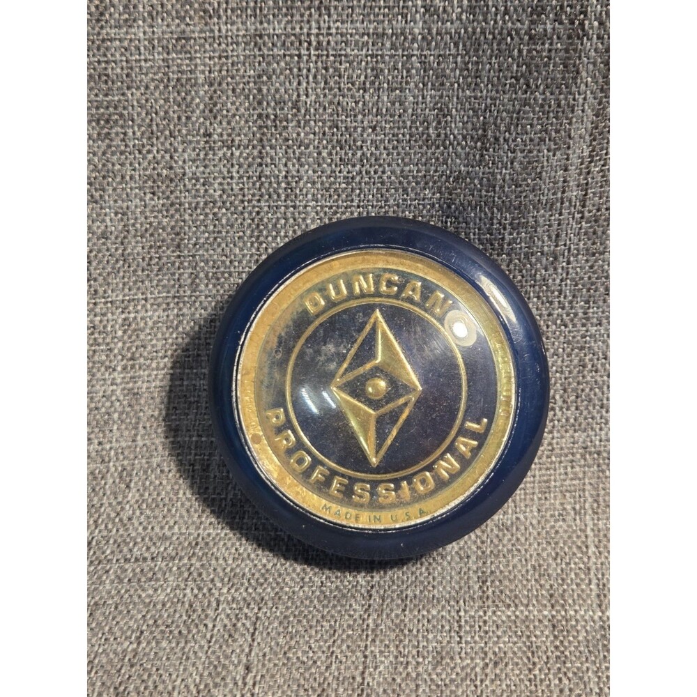 Vintage Duncan Professional Diamond Yoyo Blue Yo Yo